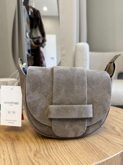 TOREBKA SKÓRA ZAMSZOWA