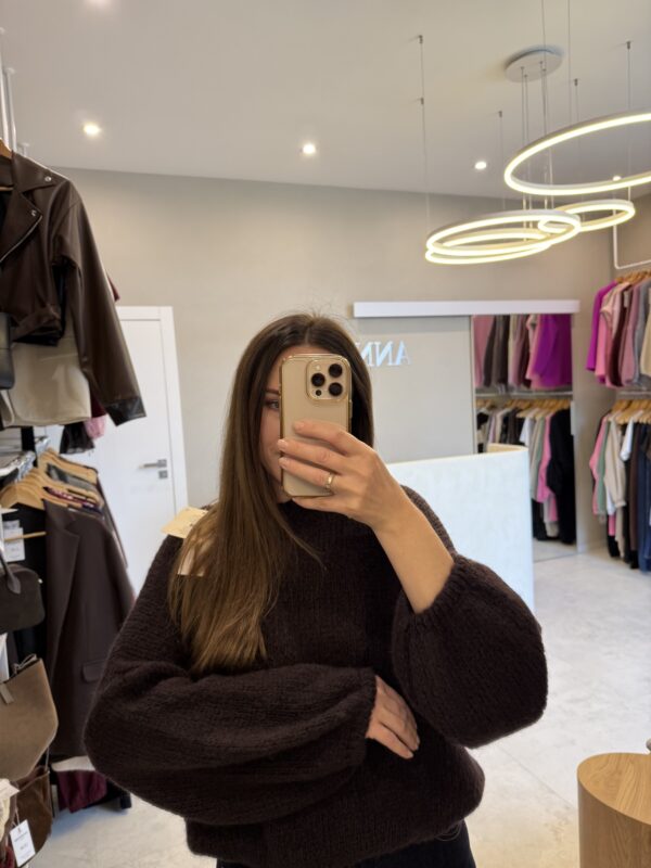 IMG_5316 Sweter z bufiastym rękawem