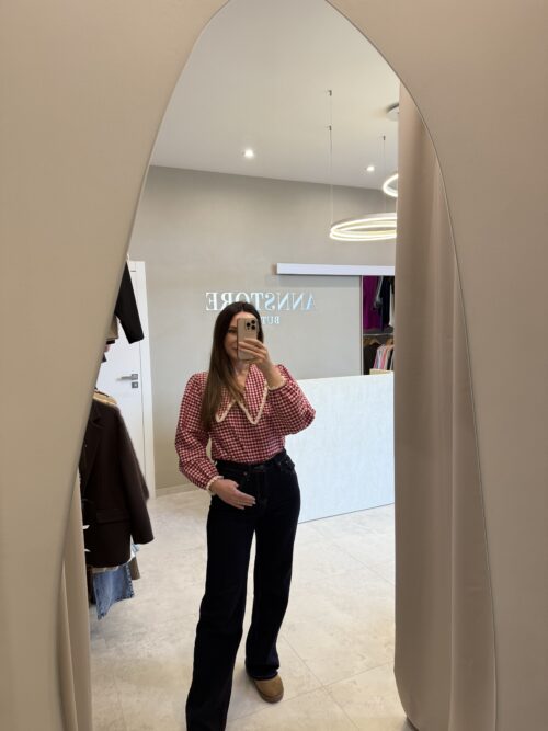 IMG_7394 Koszula w kratkę z kołnierzykiem