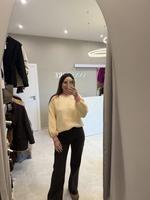 IMG_7513 SWETER PASY ŻÓŁTO-RÓŻOWY