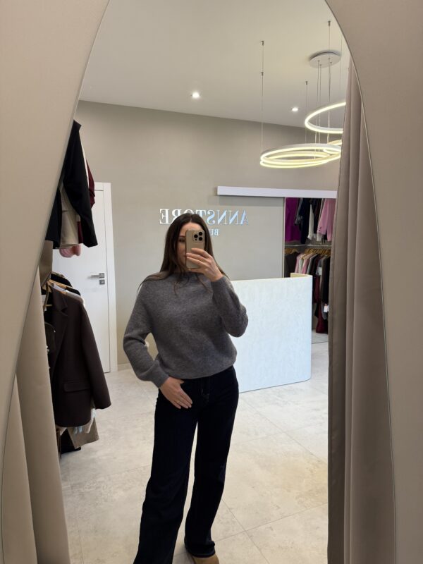 SWETER BABY ALPAKA SZARY