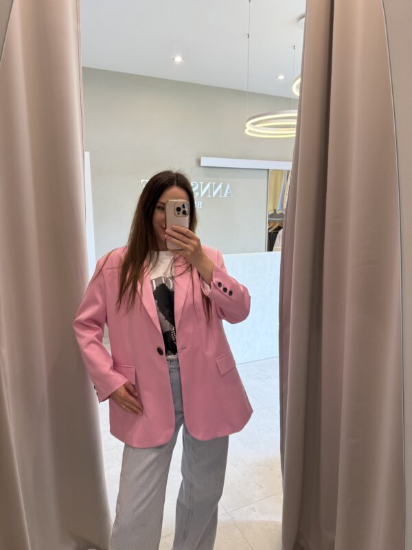 MARYNARKA OVERSIZE RÓŻOWA