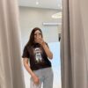 T-SHIRT PIESEK NIEBIESKI