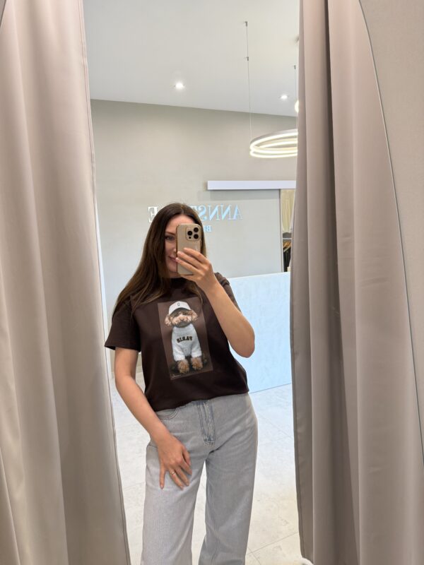 T-SHIRT PIESEK NIEBIESKI