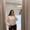 BLUZA POLO RÓŻOWE PASKI S